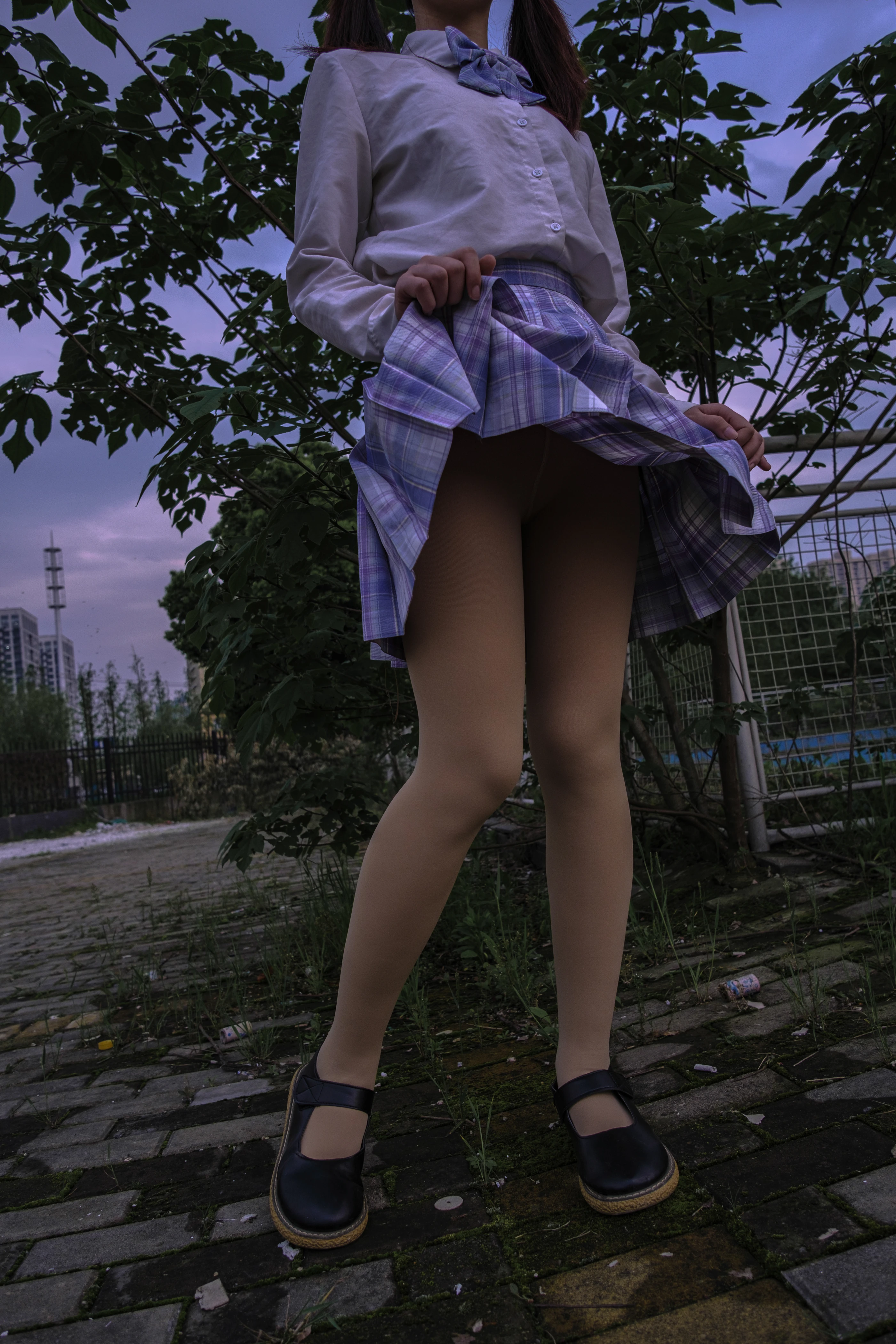 森萝财团 月下001 小夜 肉丝 300D 真空 [76P]插图9